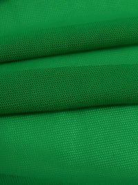 Irish Green Nylon/Lycra Mesh Knit - NY Designer - 56W