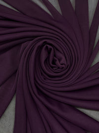 Eggplant Nylon/Lycra Sheer Mesh Knit Lining - NY Designer - 58W