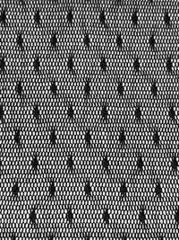 Black Nylon/Lycra Point d'Esprit Stretch Netting 58W
