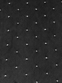 Black/Silver Nylon/Lycra Nail Head Mesh Knit - NY Designer - 58W