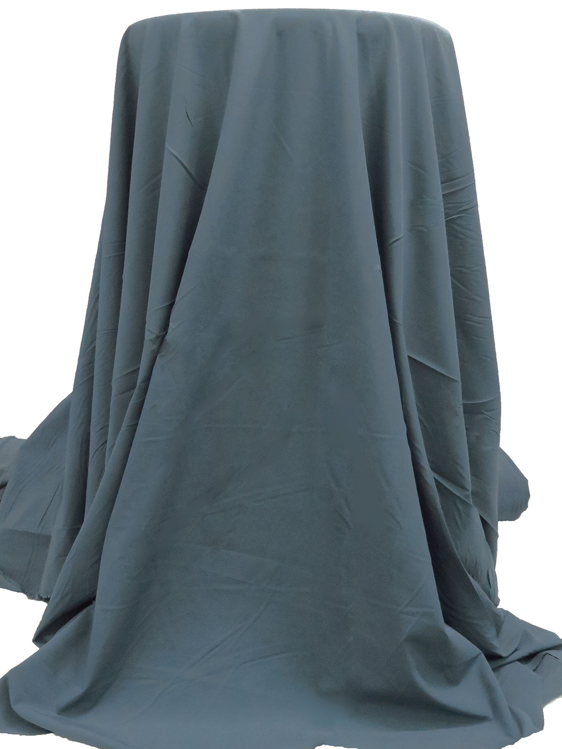 Dark Cadet Gray Nylon/Lycra Activewear Stretch Woven 54W