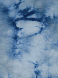 Pewter Blue/Midnight Blue/Light Blue 100% Polyester Tie-Dye Print Sweatshirt French Terry Knit 60W