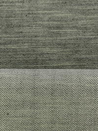 Cast Iron/Off-White Wool/Cotton Heathered Twill Suiting 56W