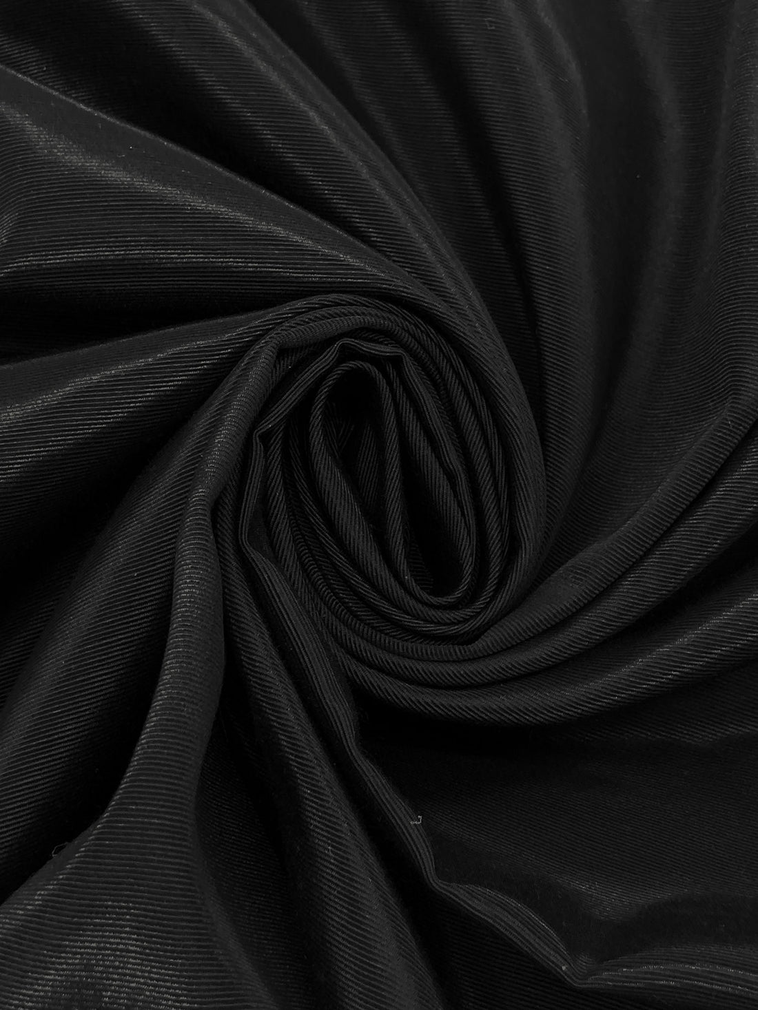 Obsidian Black Rayon/Acetate Faille 62W