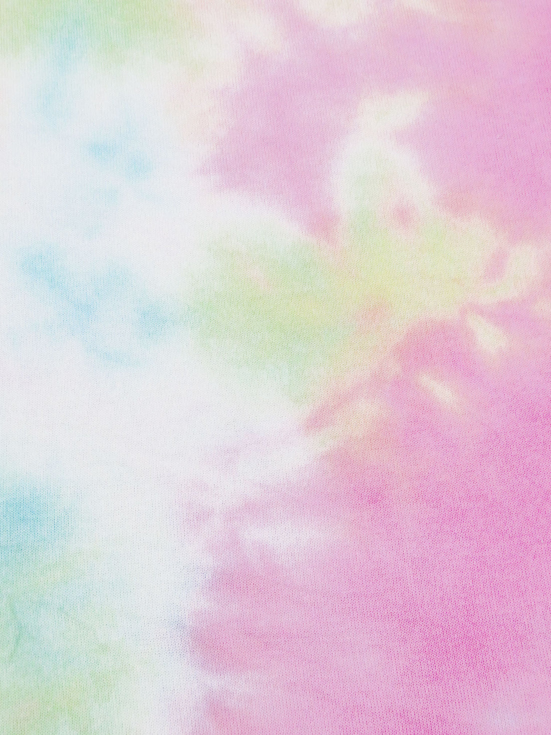 Pale Lemon/Cotton Candy Pink/White/Multi Polyester/Rayon/Lycra Tie-Dye Print Sweater Knit 58W