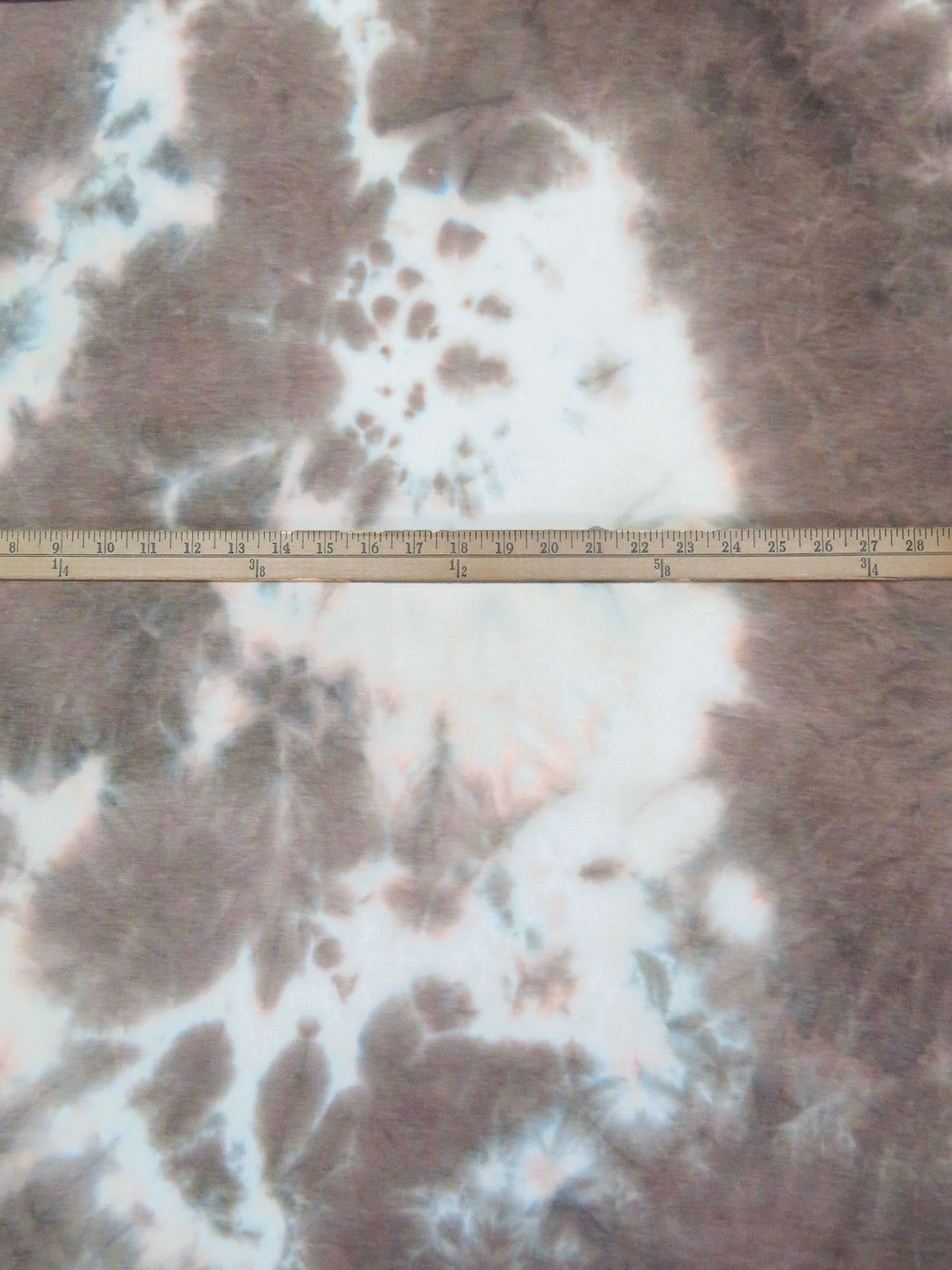 Deep Taupe/White/Steel/Multi Polyester/Rayon/Lycra Tie-Dye Print Sweatshirt Knit 58W