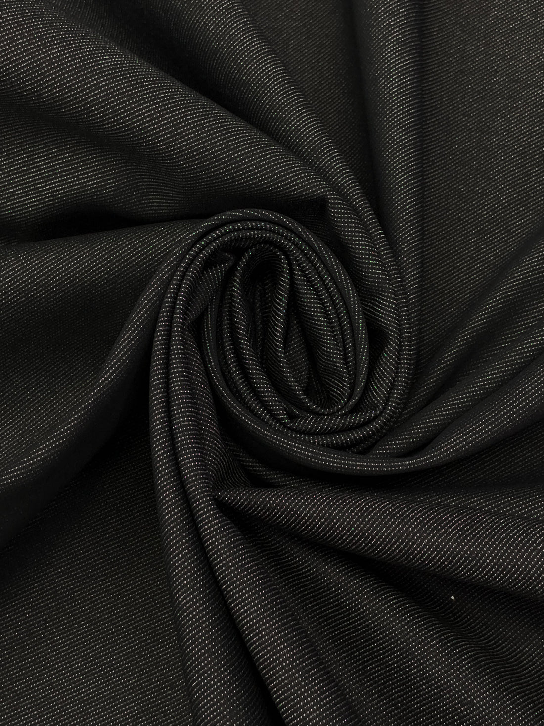 Charcoal Black Cotton/Polyester/Lycra Stretch Denim 58W