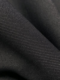 Charcoal Black Cotton/Polyester/Lycra Stretch Denim 58W