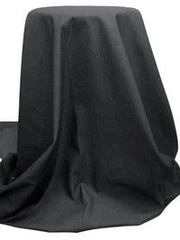 Charcoal Black Cotton/Polyester/Lycra Stretch Denim 58W
