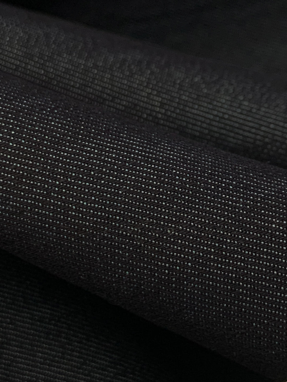 Muted Rugged Navy Cotton/Polyester/Lycra Stretch Denim 62W