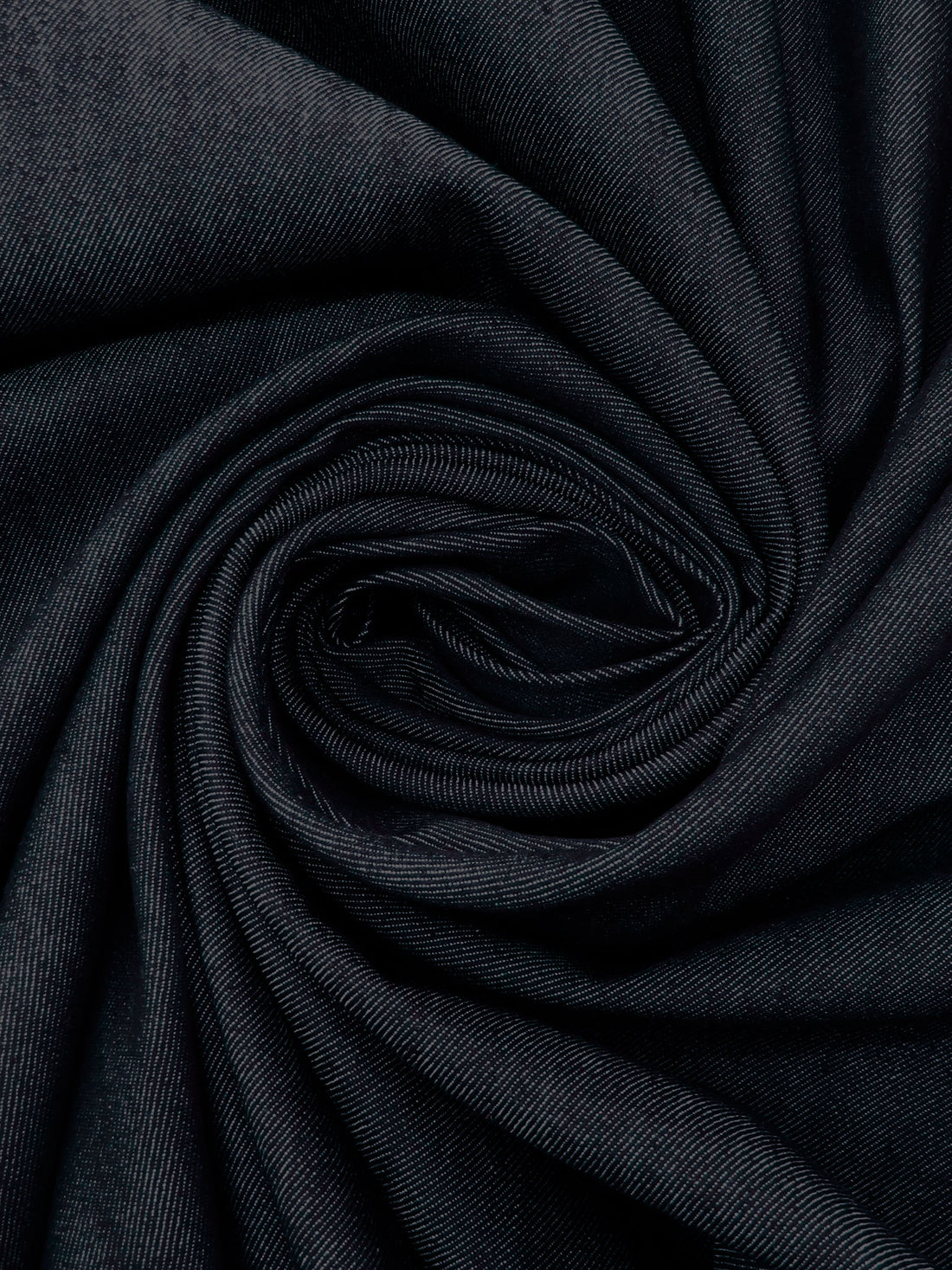 Midnight Navy Cotton/Lycra Heathered Stretch Denim 62W