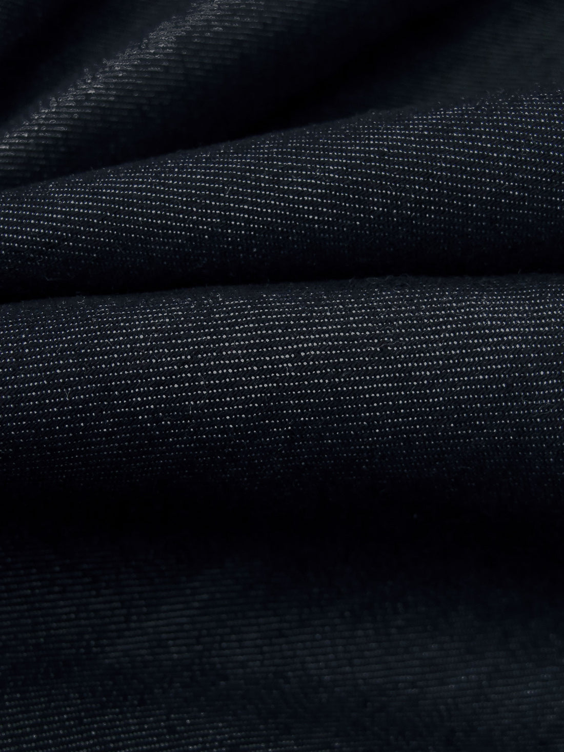 Midnight Navy Cotton/Lycra Heathered Stretch Denim 62W