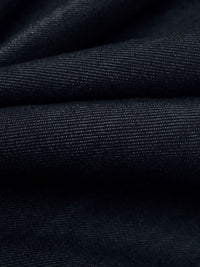 Midnight Navy Cotton/Lycra Heathered Stretch Denim 62W