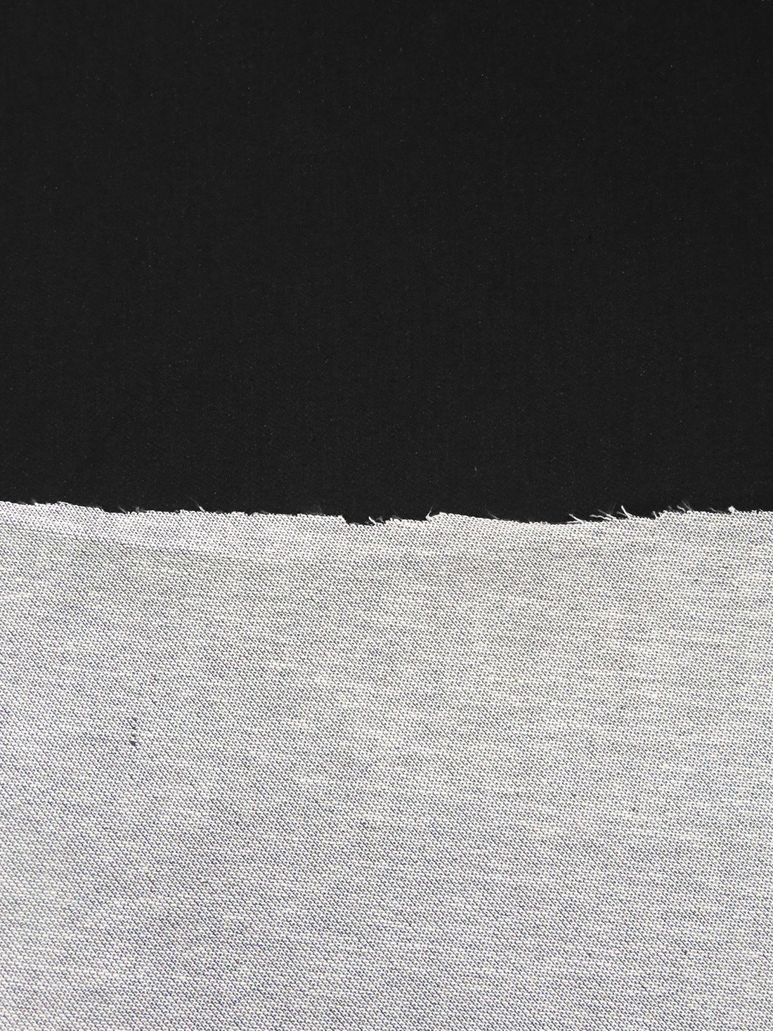 Matte Black Cotton/Lycra Stretch Sateen Denim 60W