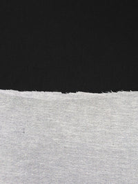 Matte Black Cotton/Lycra Stretch Sateen Denim 60W