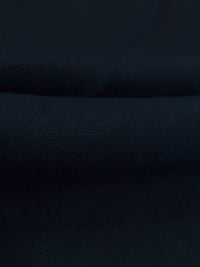 Midnight Navy 100% Linen Midweight Woven - NY Designer - 52W