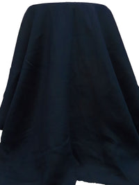 Midnight Navy 100% Linen Midweight Woven - NY Designer - 52W
