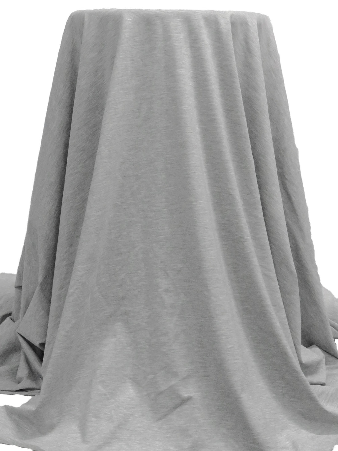 Light Gray Rayon/Lycra Heathered Jersey Knit - NY Designer - 66W
