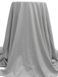 Light Gray Rayon/Lycra Heathered Jersey Knit - NY Designer - 66W
