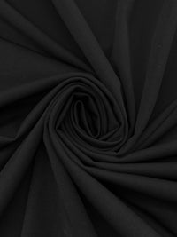 Raven Black Polyester/Lycra Double Knit - NY Designer - 62W