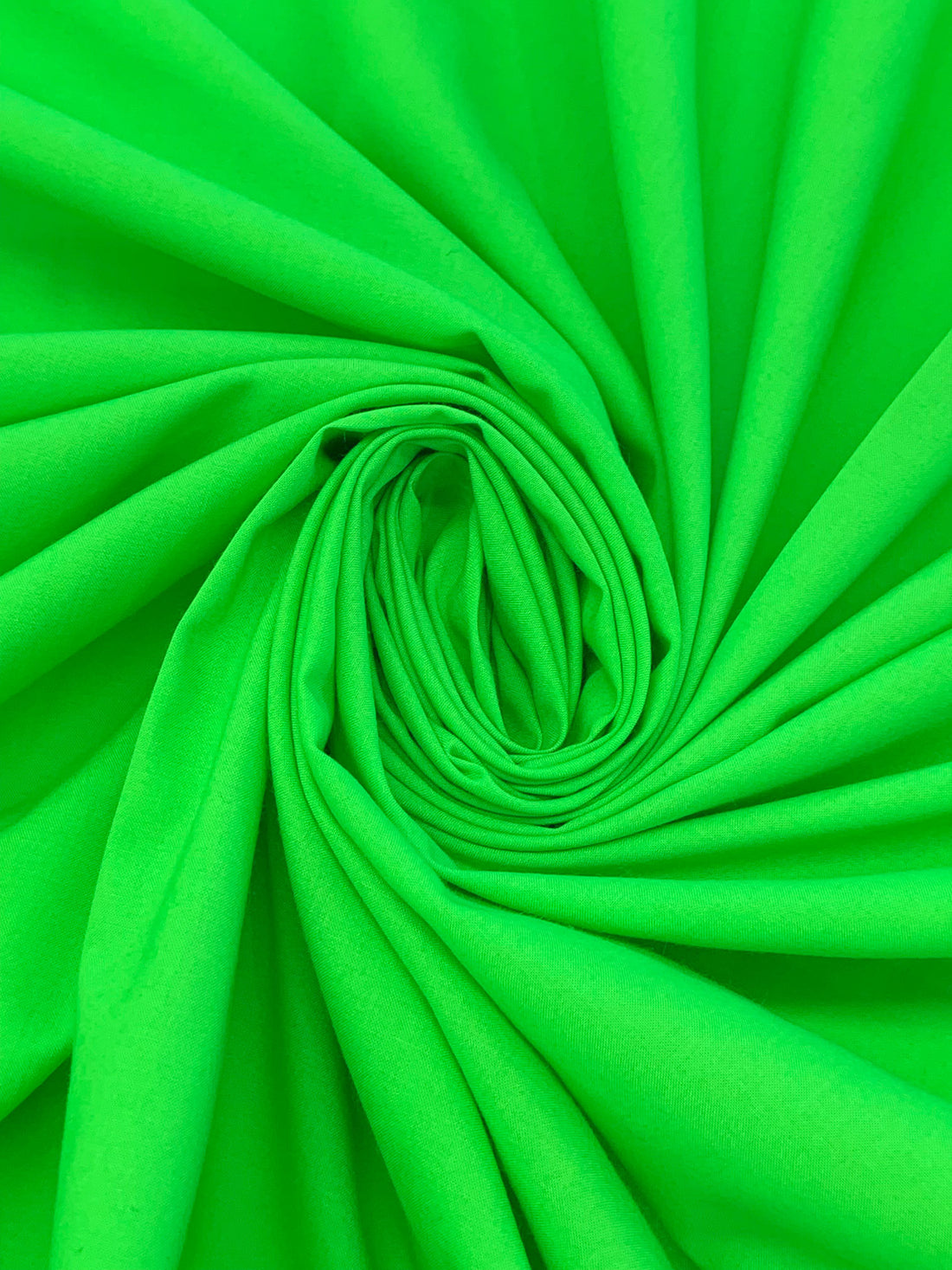 Lime Green 100% Cotton Lawn - NY Designer - 54W