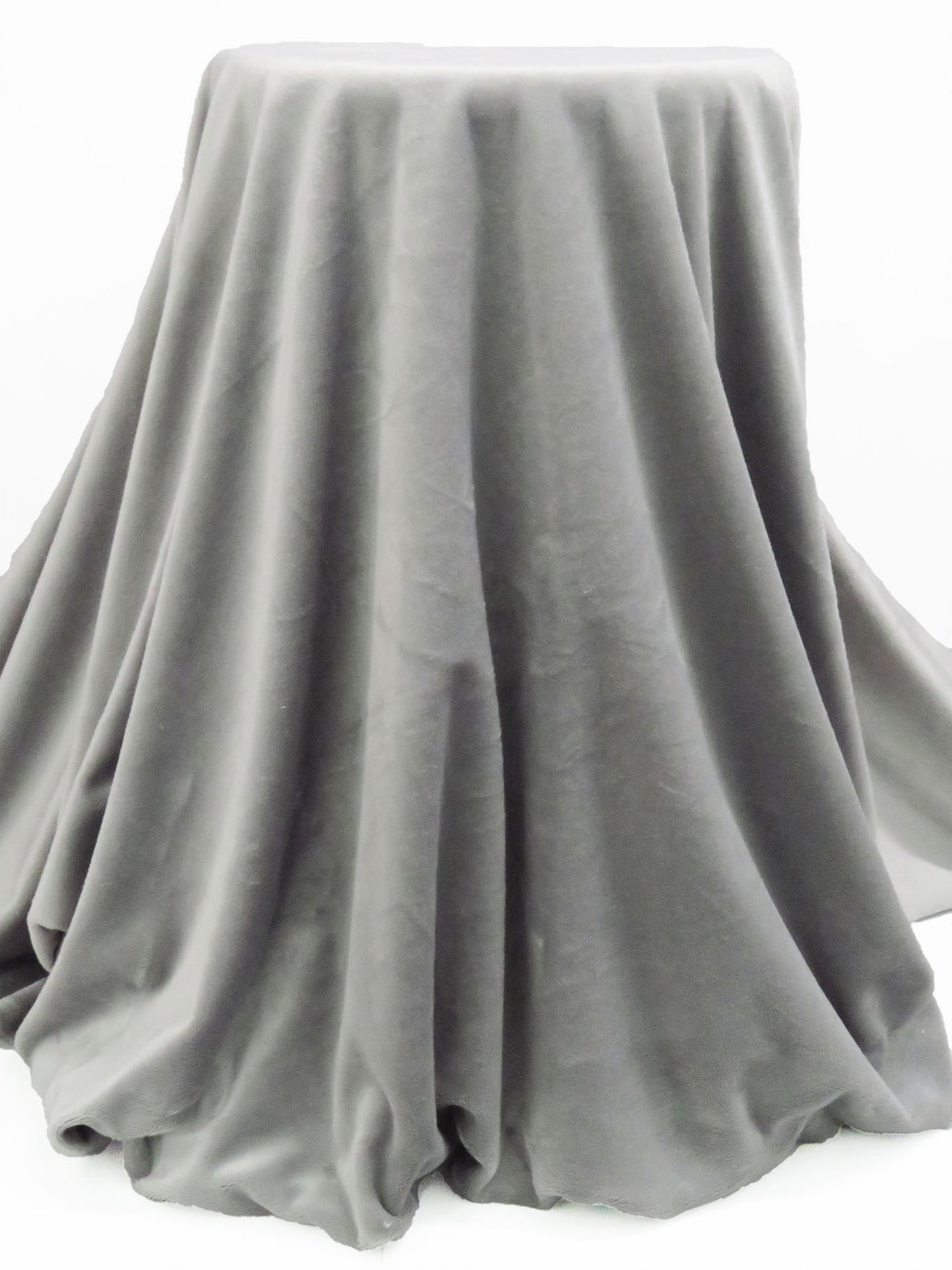 Coin Gray 100% Polyester Mink Fleece 59W