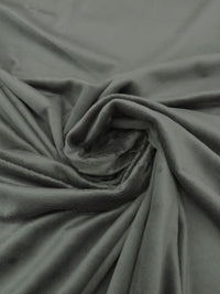 Graphite Gray 100% Polyester Minky Fleece 58W