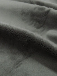 Graphite Gray 100% Polyester Minky Fleece 58W