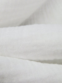 White 100% Cotton Double Gauze - NY Designer - 52W