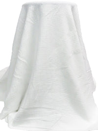 White 100% Cotton Double Gauze - NY Designer - 52W