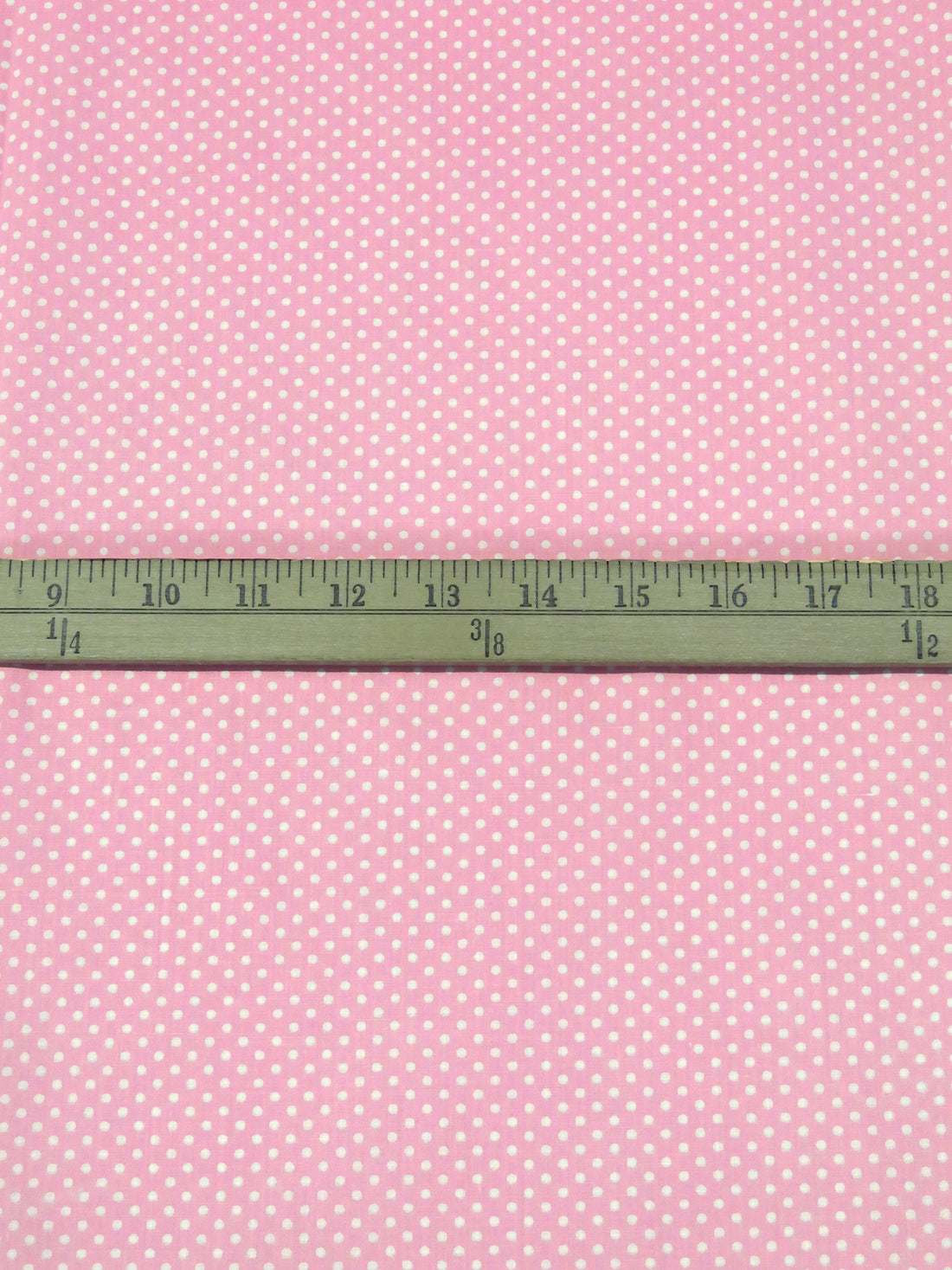 Cherry Blossom/White Polyester/Cotton Small Dot Print Broadcloth 60W