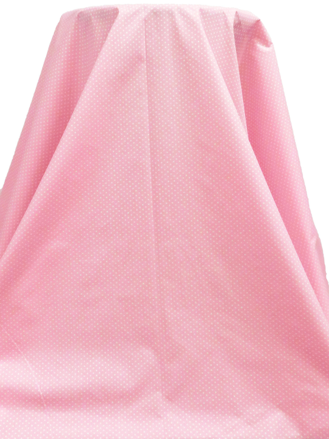 Cherry Blossom/White Polyester/Cotton Small Dot Print Broadcloth 60W