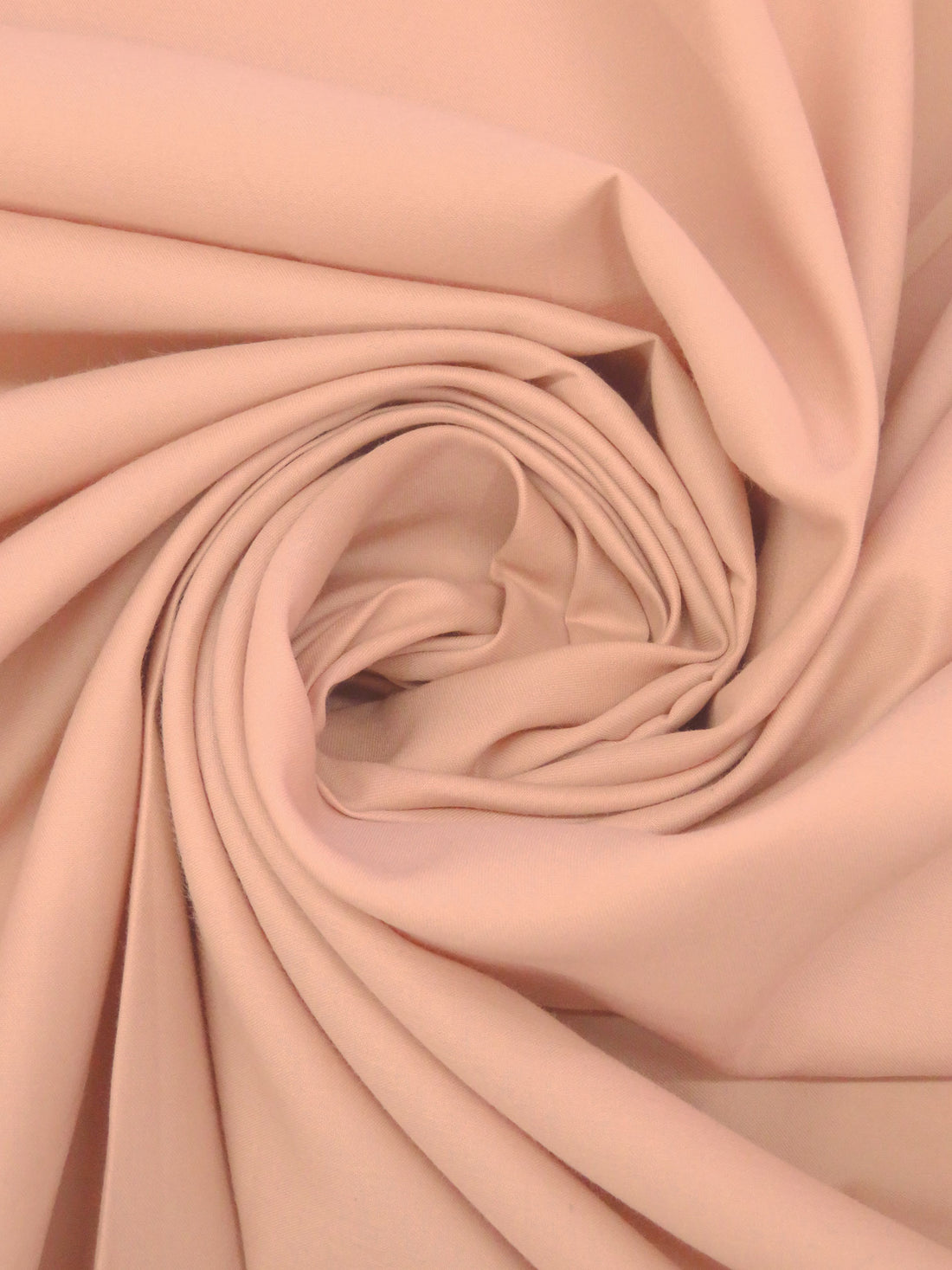 Buttery Salmon 100% Cotton Sateen Shirting 56W