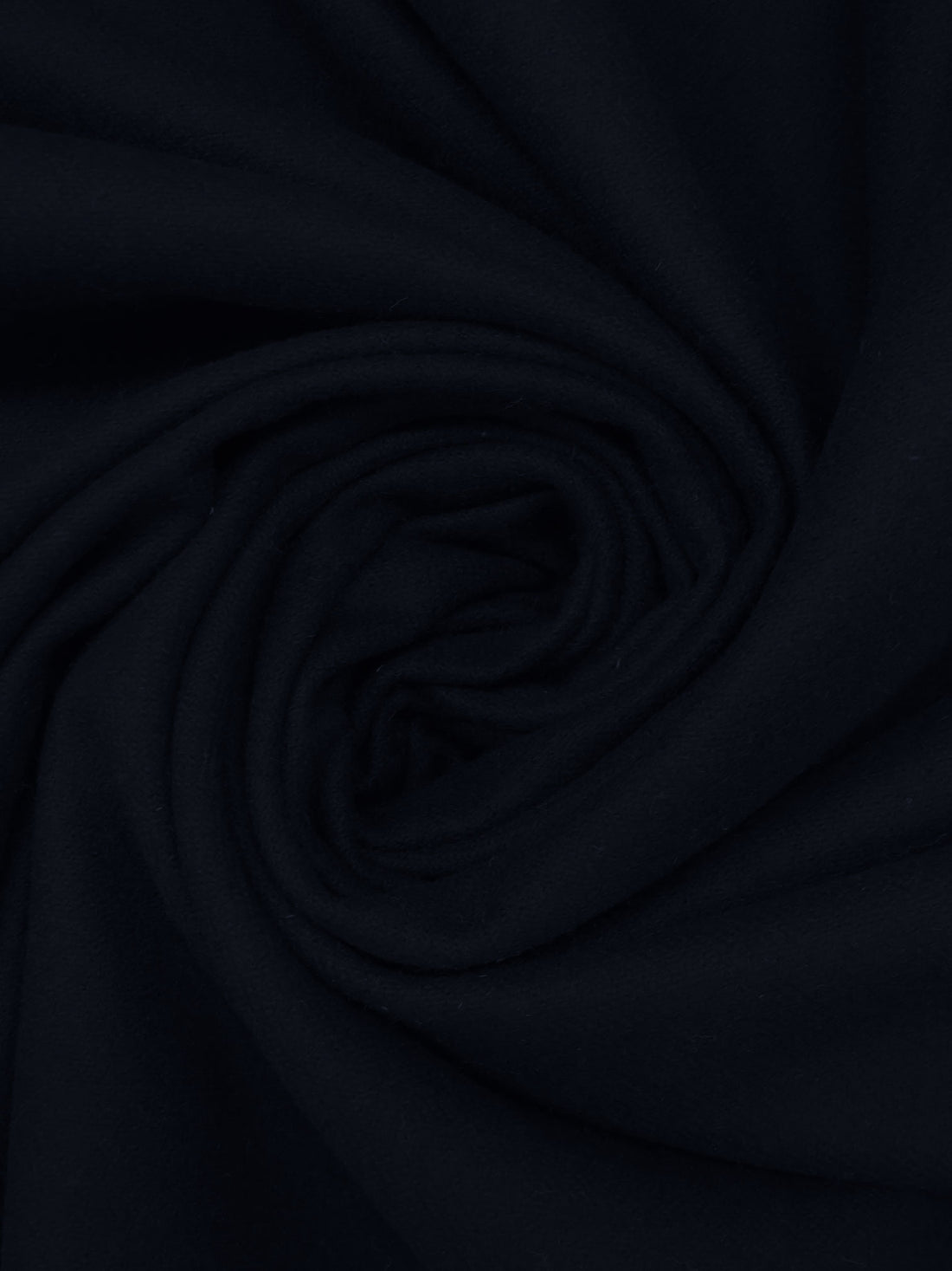 Midnight Navy 100% Wool Flannel Suiting 58W