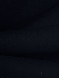 Midnight Navy 100% Wool Flannel Suiting 58W