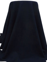 Midnight Navy 100% Wool Flannel Suiting 58W