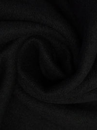 Black 100% Wool Crepe Coating 56W