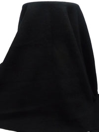 Black 100% Wool Crepe Coating 56W