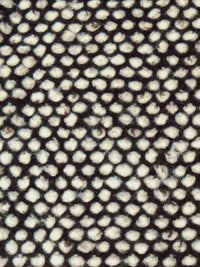 Dark Brown/Eggshell Wool/Nylon Felted Look Dot Weave Sweater Knit 60W