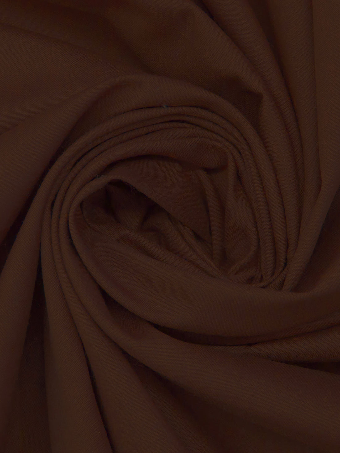 Chocolate Polyester/Cotton Broadcloth 44W