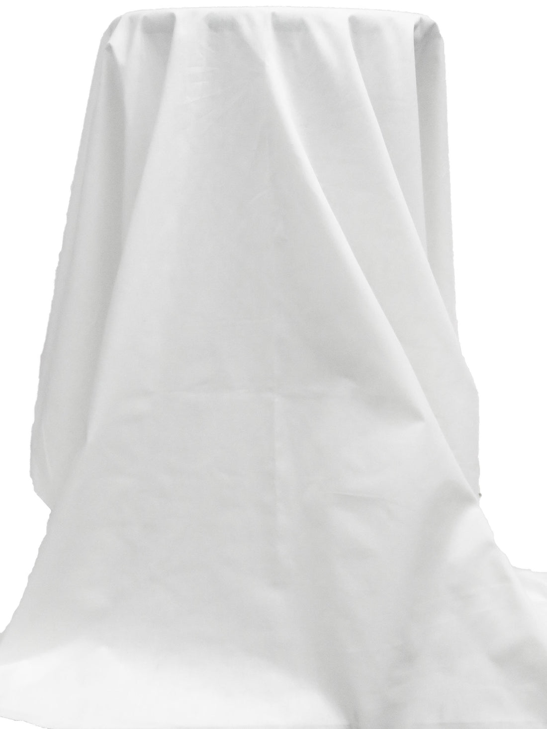 White Polyester/Cotton Broadcloth 42W