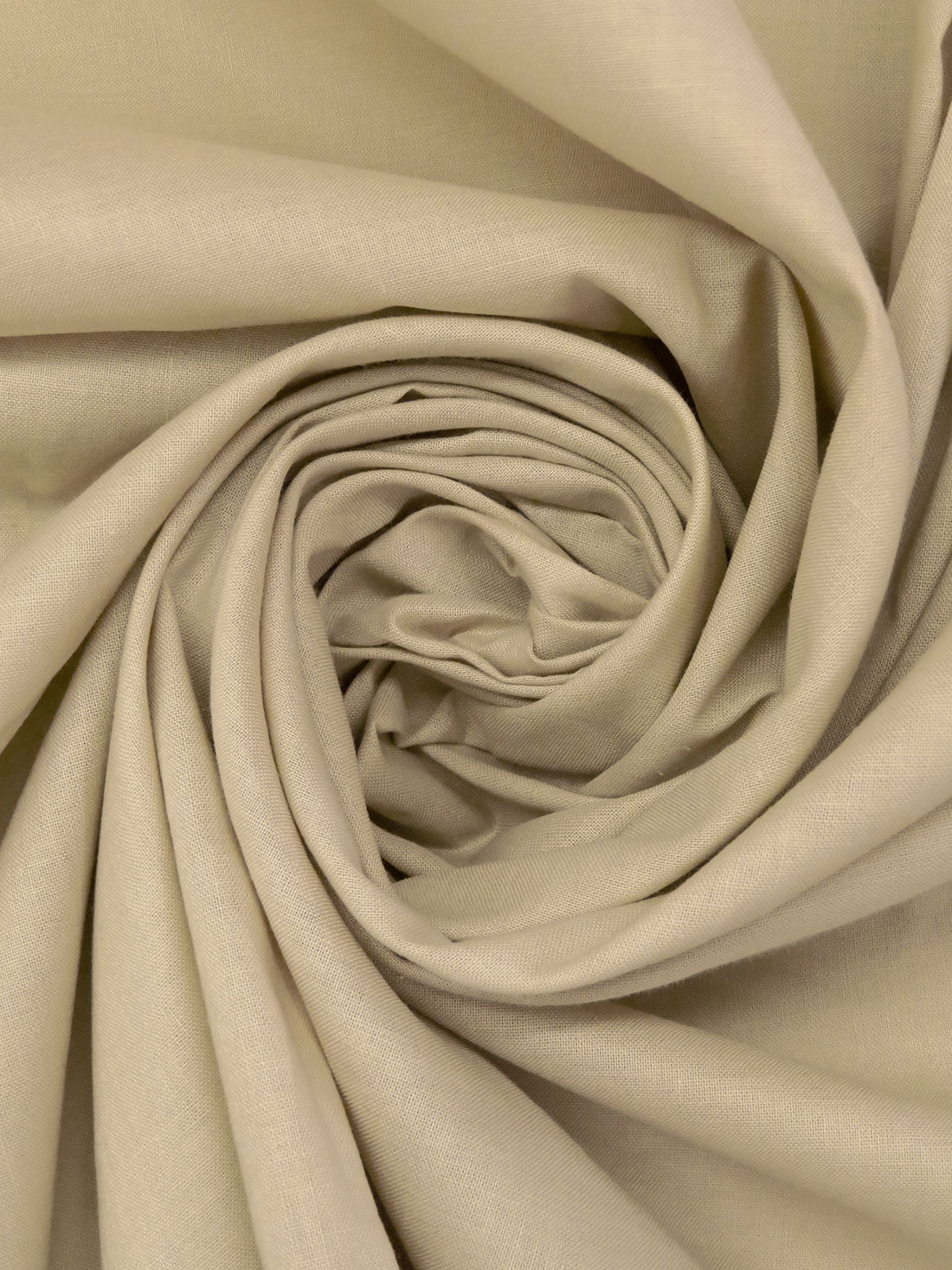 Light French Beige Polyester/Cotton Broadcloth 42W