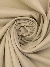 Light French Beige Polyester/Cotton Broadcloth 42W