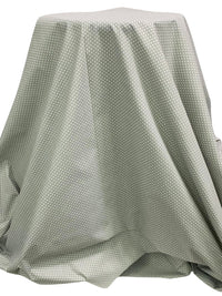 Ash Gray/White Polyester/Cotton Mini Polka Dot Print Broadcloth 58W
