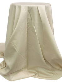 Pale Khaki 100% Cotton Sateen Shirting 56W