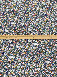 Blueberry/Dandelion/White/Multi 100% Rayon Floral Print Shirting 56W