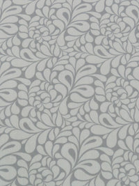 Steel Gray/Cement Gray Polyester/Cotton Abstract Paisley Print Broadcloth 58W