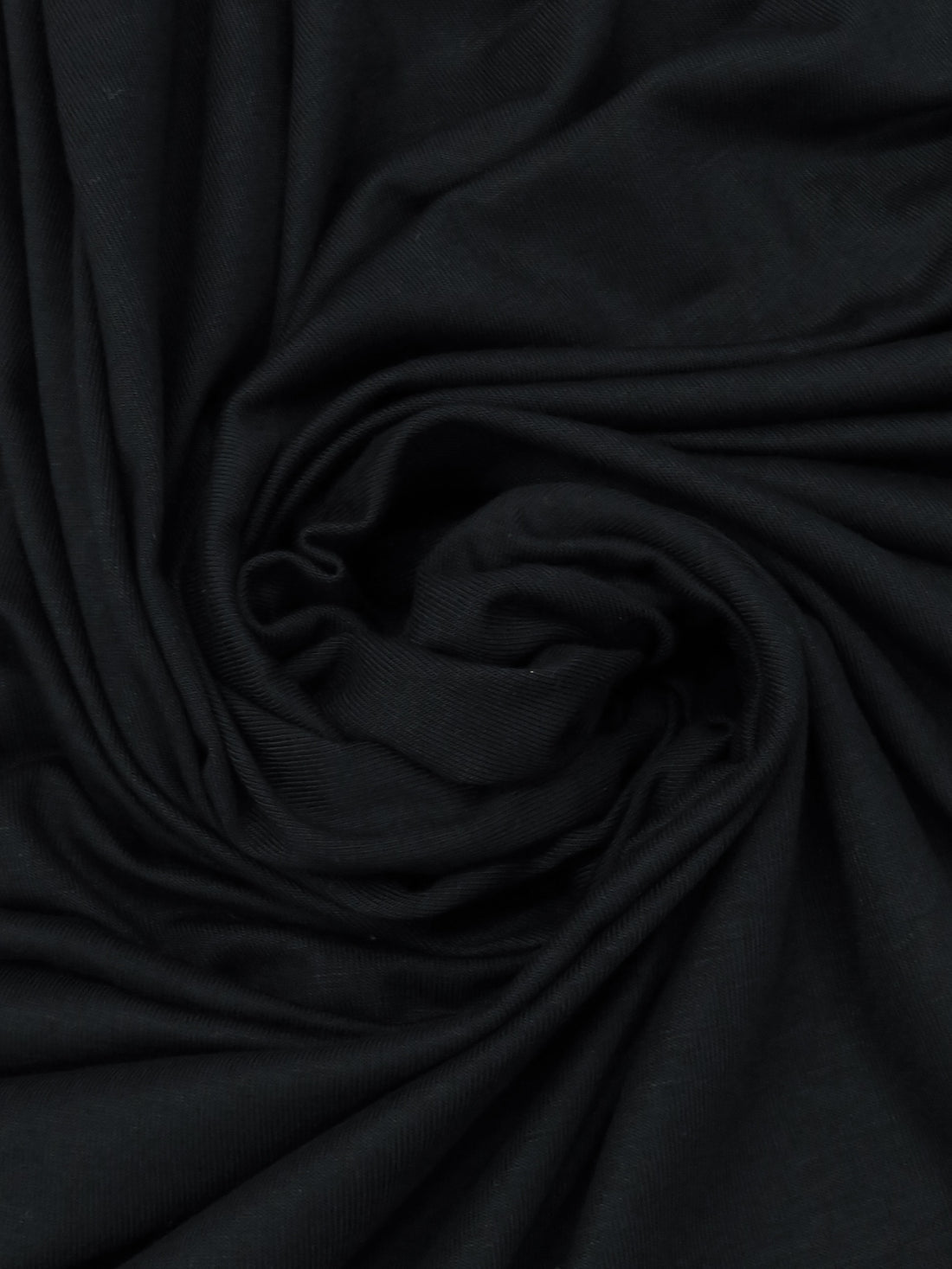 Onyx Black Rayon/Lycra Jersey Knit 58W