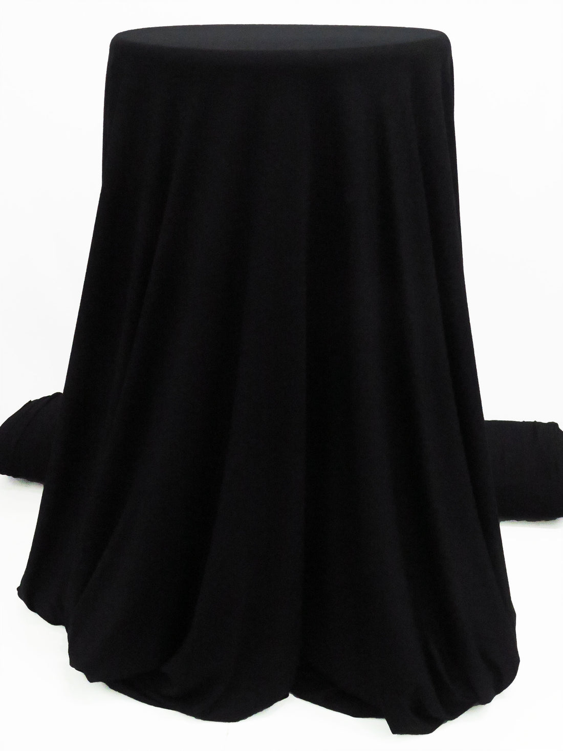 Onyx Black Rayon/Lycra Jersey Knit 58W