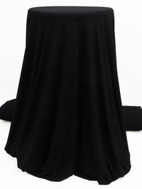 Onyx Black Rayon/Lycra Jersey Knit 58W